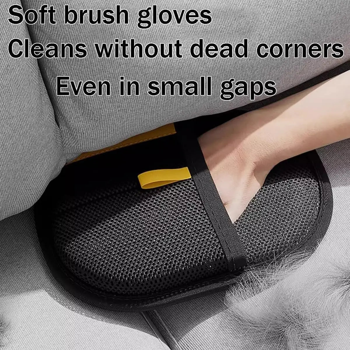 Pet Hair Remover Gloves for Cats & Dogs, Electrostatic Pet Hair Removal Gloves Brush for Pets Hair, Upgraded Animal Fur Removal Tool, Reusable Cats & Dogs Grooming Gloves for Hair Electro Static Gloves