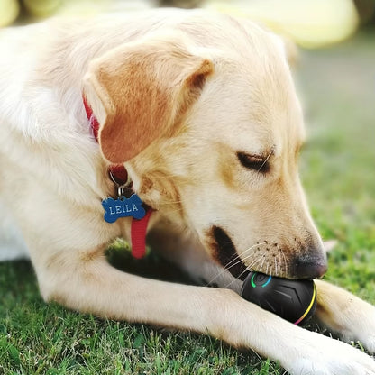 Intelligent Teasing Dog Ball, Interactive Dog Toys, Random Rolling & Jumping, Dazzling Colorful Lights, Long Life 4H, Comes