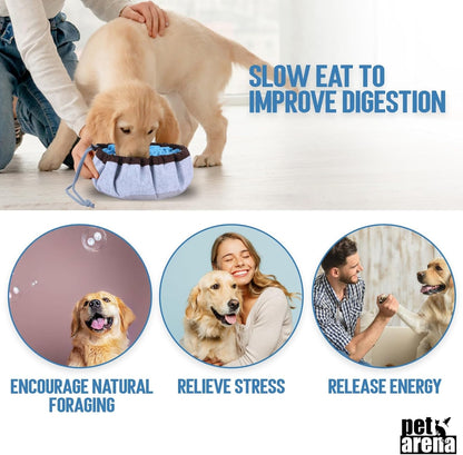 Snuffle Mat for Dogs - Adjustable Interactive Puzzle Toy for Large & Small Breed Slow Feeder for Mental Stimulation & Stress Relief Encourages Natural Foraging Ideal for Indoor & Outdoor Use