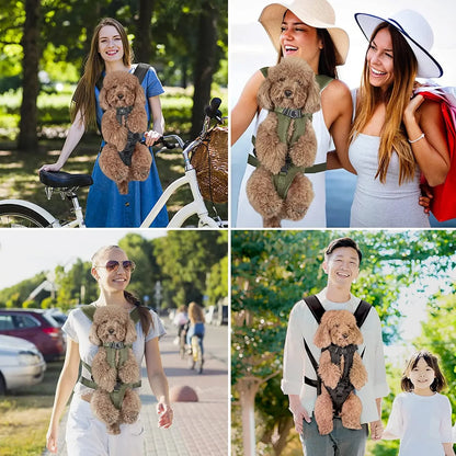 Pet Backpack Carrier for Cat Dogs Front Travel Dog Bag Carrying for Animals Small Medium Dogs Bulldog Puppy Mochila Para Perro