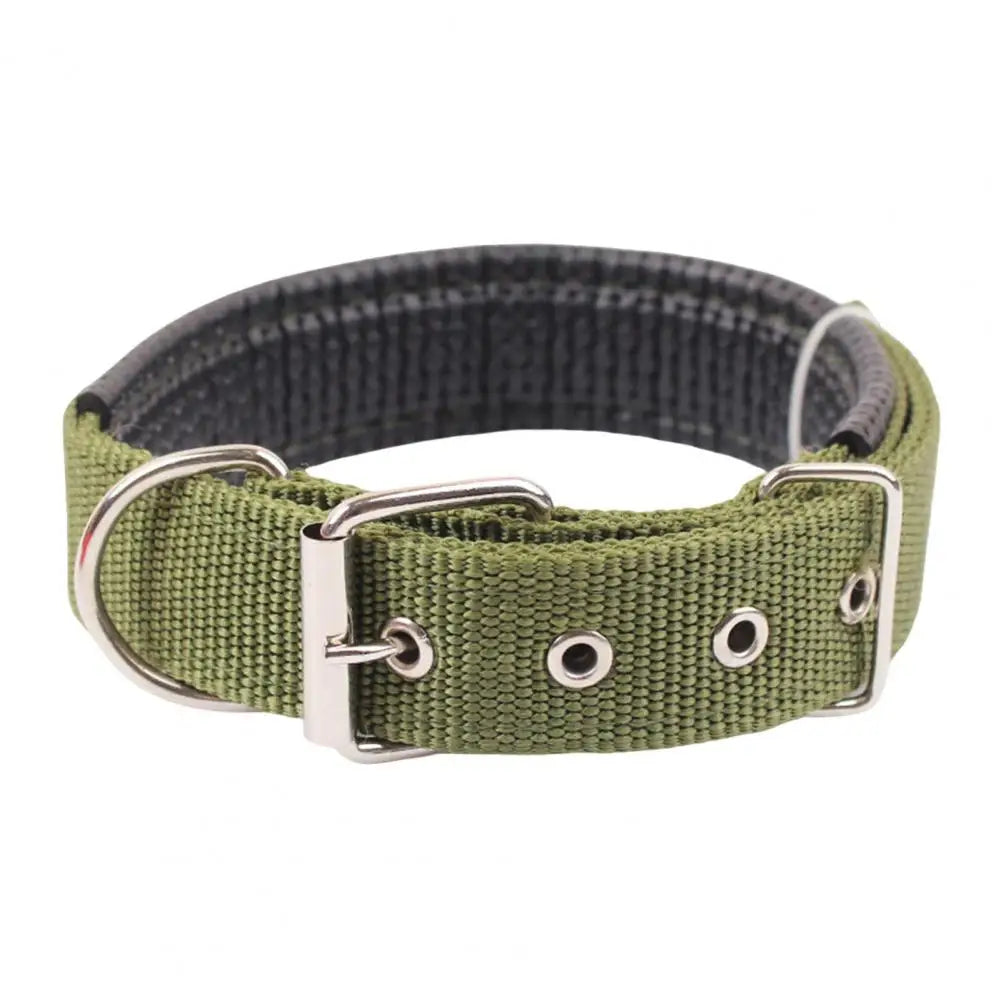 Dog Collars，Nylon，Adjustable Dog Neck Circle，Long-Lasting Pet Neck Strap，With Traction Ring，Teddy Keji Pitbull，Pet Supplies