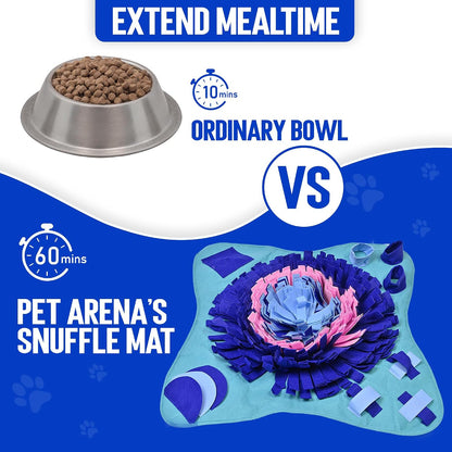 Snuffle Mat for Dogs Large Breed, Cats - 25" X 25’’ Enrichment Toys for Large Snuffle Mat Dogs Encourages Natural Foraging Skills and Stress Relief for Size Small/Medium/Large Dog