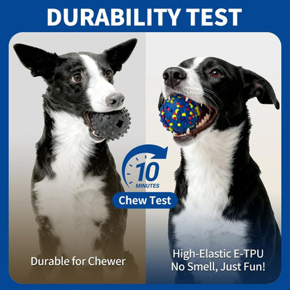 Rechargeable Interactive Dog Toys, Automatic Moving and Rolling Ball for Dogs, Stimulate & Exercise Your Dog Indoors/Outdoors, Chew Resistant for Small/Medium/Large Breeds to Keep Them Busy