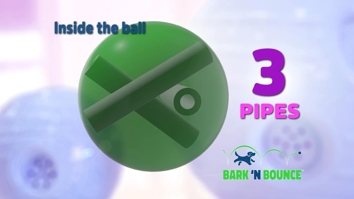 Bark N Bounce: the Interactive Dog Toy Ball That Bounces and Laughs, Engaging Your Dog'S Natural Instincts | Small/Medium 3.75In | Dogs 30Lbs and Under