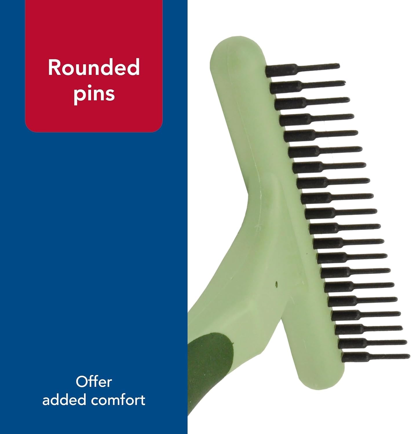 Pet - Safari Dog Undercoat Rake - Dog Grooming Rake - Gentle Dematting Comb for Dogs - Effective Deshedding Comb - Pet Grooming Tools - Single Row