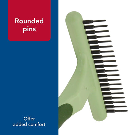 Pet - Safari Dog Undercoat Rake - Dog Grooming Rake - Gentle Dematting Comb for Dogs - Effective Deshedding Comb - Pet Grooming Tools - Single Row