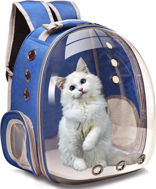 Cat Carrier Dog Carrier Backpack, Pet Carrier Back Pack Front Pack for Small Medium Cat Puppy Doggie, Dog Body Carrying Bag Travel Space Capsule