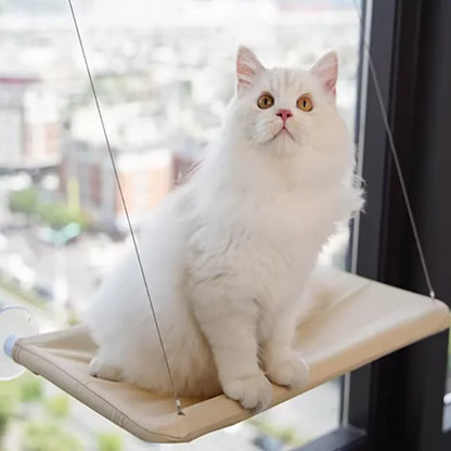 Cat Hammock Hanging Cat Bed Bearing Comfortable Cat Sunny Window Feline Naptime Seat Mount Kitten Climbing Frame Pet Product