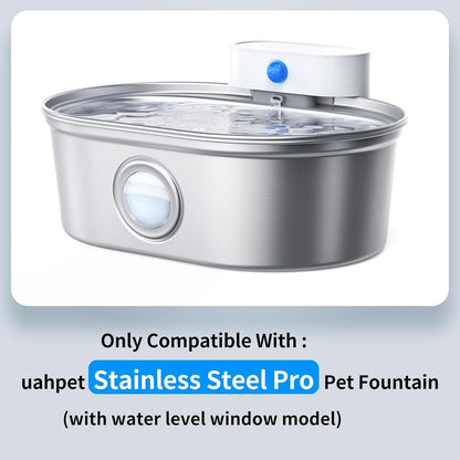 Replacment Pump for Stainless Steel Pet Water Fountain Pro (With Water Level Window Version)