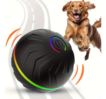 Intelligent Teasing Dog Ball, Interactive Dog Toys, Random Rolling & Jumping, Dazzling Colorful Lights, Long Life 4H, Comes