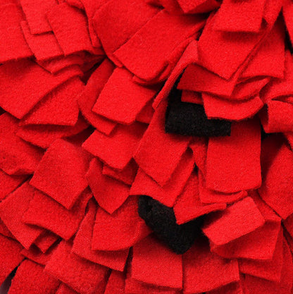Small Animal Snuffle Mat Fleece Foraging Mats Interactive Feeding Toy Rabbit Guinea Pig Rat Hamster anti Slip Treat Dispenser